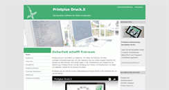 Desktop Screenshot of druckx.ch