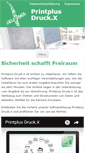 Mobile Screenshot of druckx.ch
