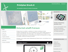 Tablet Screenshot of druckx.ch